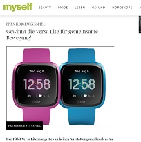 Fitbit Smartwatch Gewinnspiel, myself Gewinnspiel