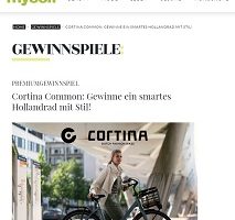 Cortina Hollandrad Gewinnspiel, myself gewinnspiel