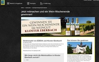 Wein Wochenende Gewinnspiel, Edeka Gewinnspiel