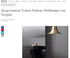 Verpan Stehlampe Gewinnspiel, Elle Gewinnspiel