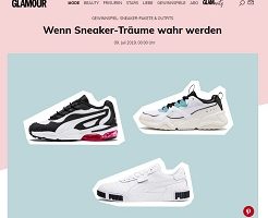 Puma Sneaker Gewinnspiel, Glamour Gewinnspiel
