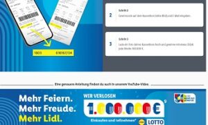 Lidl Kassenbon Code eingeben, www.lidl.de/lotto
