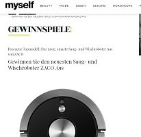 Zaco Saugroboter Gewinnspiel, myself Gewinnspiel