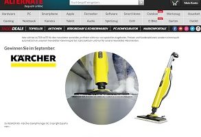 Kärcher Dampfreiniger Gewinnspiel, Alternate Gewinnspiel