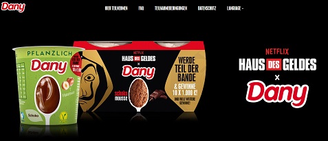 Danone Code eingeben, danone-dany.de/hausdesgeldes-aktion, Danone Gewinnspiel