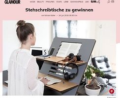 Standsome Steh-Schreibtisch Gewinnspiel, Glamour Gewinnspiel