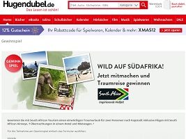 Südafrika Reise Gewinnspiel, Hugendubel Gewinnspiel