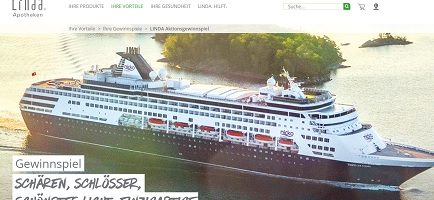 Ostsee Kreuzfahrt Gewinnspiel, Linda Apotheken Gewinnspiel