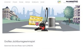 London Kurz-Reise Gewinnspiel, Numatic Gewinnspiel