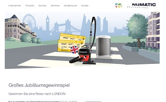 London Kurz-Reise Gewinnspiel, Numatic Gewinnspiel