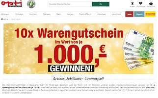 Opti Wohnwelt Gutschein Gewinnspiel, Opti Wohnwelt Gewinnspiel