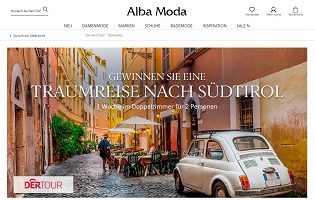 Alba Moda Südtirol Gewinnspiel, Alba Moda Gewinnspiel