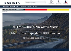 Babista Bargeld Gewinnspiel, Babista Gewinnspiel