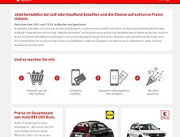 Kaufland Kassenbon Gewinnspiel, Lidl Kassenbon Gewinnspiel, Bequem gewinnt Gewinnspiel