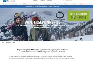 Schladming Dachstein Gewinnspiel, Blue Tomato Gewinnspiel