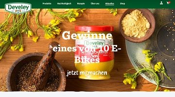 E-Bike Gewinnspiel, Develey Gewinnspiel