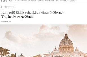 Rom Luxusübernachtung Gewinnspiel; Elle Gewinnspiel