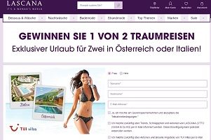 Lascana Luxus Urlaub Gewinnspiel, Lascana Gewinnspiel