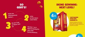 NicNacs Code eingeben, Gewinnspiel, Lorenz Gewinnspiel