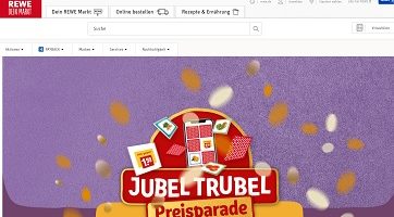 rewe.de/jubeln, Rewe Jubelwochen Gewinnspiel, Rewe Gewinnspiel