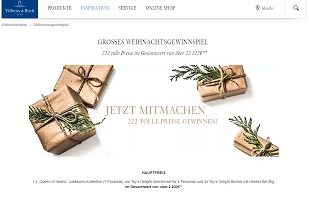 Villeroy und Boch Weihnachtsgewinnspiel