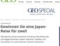 Japan Reise Gewinnspiel, Geo Gewinnspiel