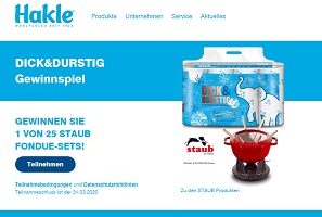 Dick und Durstig Code eingeben, Hakle Code eingeben, Hakle Gewinnspiel