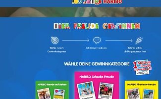 Haribo Code eingeben, Haribo.com Gewinnspiel, Haribo Gewinnspiel