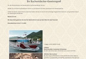 Krimi Kreuzfahrt Gewinnspiel, Random House Gewinnspiel
