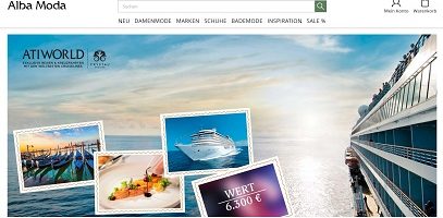 Italien Kreuzfahrt Gewinnspiel, Alba Moda Gewinnspiel
