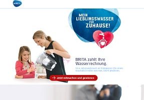 Wasserkosten Gewinnspiel, Brita Gewinnspiel