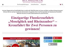 Rhein Mosel Kreuzfahrt Gewinnspiel, Buchszene Gewinnspiel