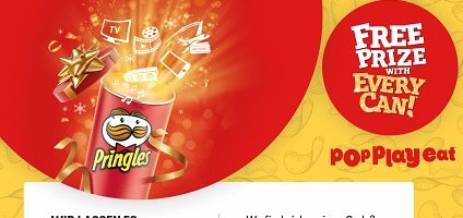 Pringles Code eingeben, Pringles Gewinnspiel