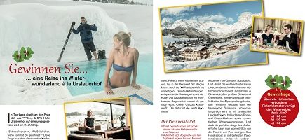 Urslauerhof Gewinnspiel, Blickpunkt Gesundheit Gewinnspiel