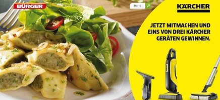 Kärcher Haushaltsgeräte Gewinnspiel, Bürger Gewinnspiel