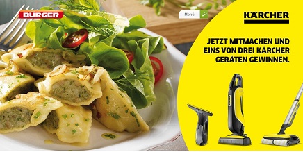 Kärcher Haushaltsgeräte Gewinnspiel, Bürger Gewinnspiel