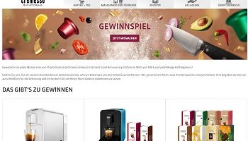 Cremesso Kaffeemaschine Gewinnspiel, Cremesso Gewinnspiel