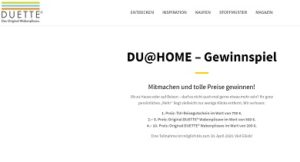 Luxus Kurzurlaub Gewinnspiel, TUI Reisegutschein Gewinnspiel, Duette Gewinnspiel
