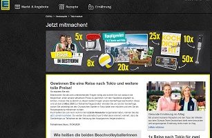 Tokio Reise Gewinnspiel, Edeka Gewinnspiel