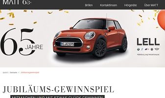 Mini One Gewinnspiel, Matt Gewinnspiel