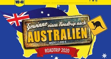 Australien Reise Gewinnspiel, WD 40 Gewinnspiel