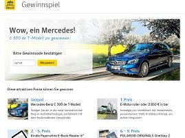 GMX Gewinnspiel, WEB.DE Gewinnspiel
