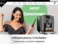 Jura Kaffeevollautomat, Gewinnspiel, Cellini Gewinnspiel