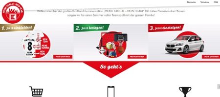 kaufland-meinteam.de, Kaufland Gewinnspiel