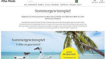 Alba Moda E-Bike Gewinnspiel, Alba Moda Gewinnspiel