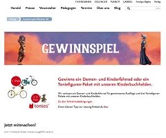 Fahrrad Gewinnspiel, Thinemann-Esslinger Gewinnspiel