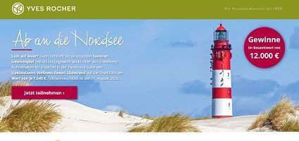 Föhr Urlaub Gewinnspiel, Yves Rocher Gewinnspiel