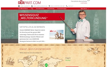 Dertour Gutschein Gewinnspiel, Derpart Gewinnspiel