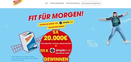 Dextro Energy Kassenbon hochladen, Dextro Energy Gewinnspiel