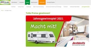 Dethleffs Wohnwagen Gewinnspiel, Ravensburger Spieleland Gewinnspiel